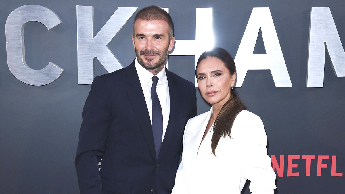 globallookpress.com — David Beckham and Victoria Beckham at TV Premiere - Netflix's 'Beckham'