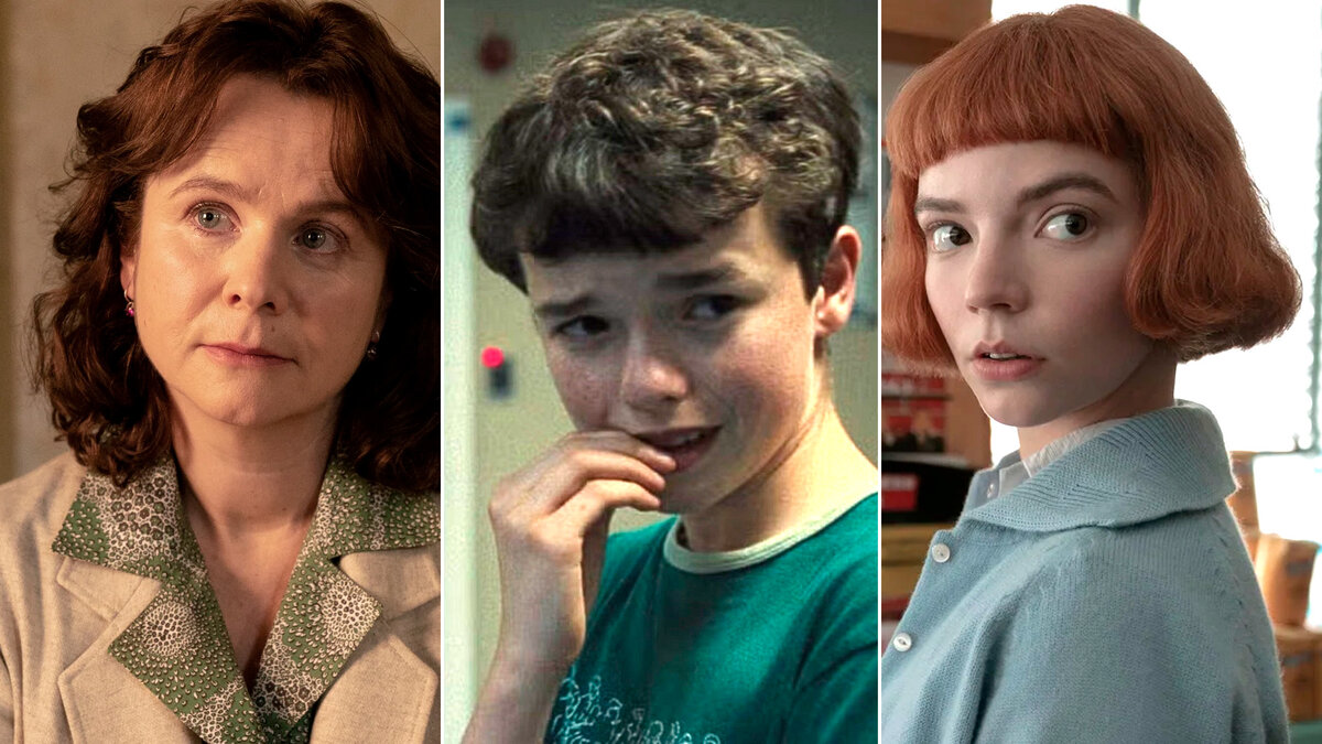 Кадры из сериалов «Чернобыль», «Переходный возраст», «Ход королевы»