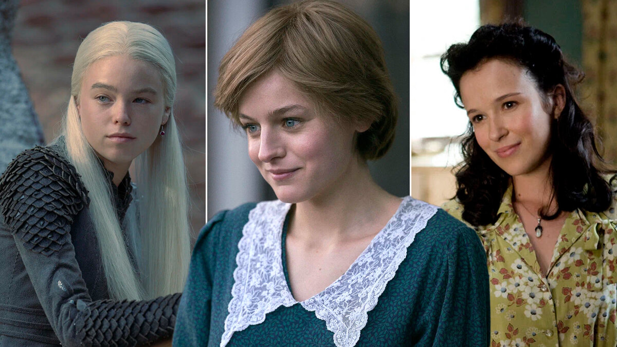 Кадр из сериала «Корона», «Дом дракона», «Тихий океан»