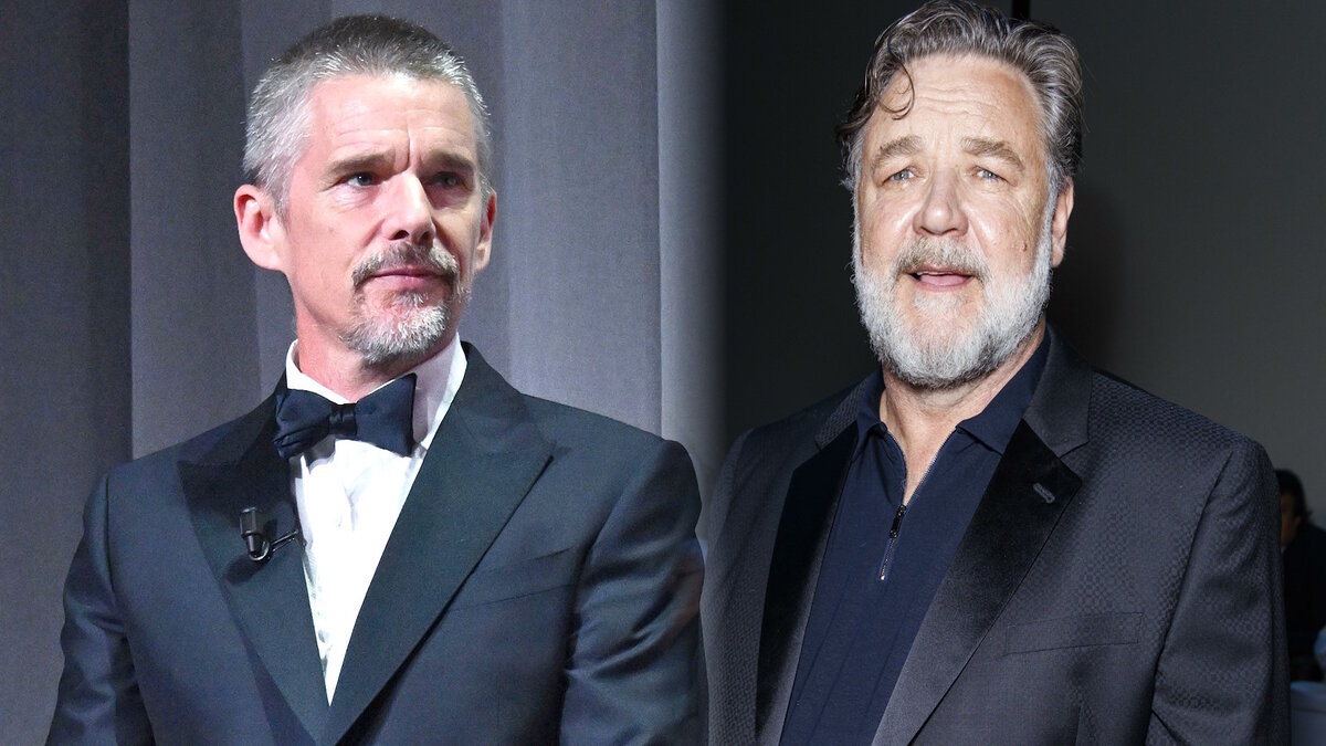 Global Look Press — Ethan Hawke and Russell Crowe