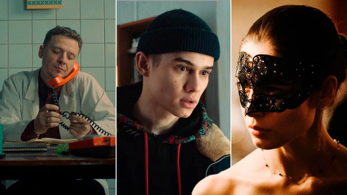 Кадры из сериалов «Аутсорс», «Подслушано в Рыбинске», «Танго на осколках»