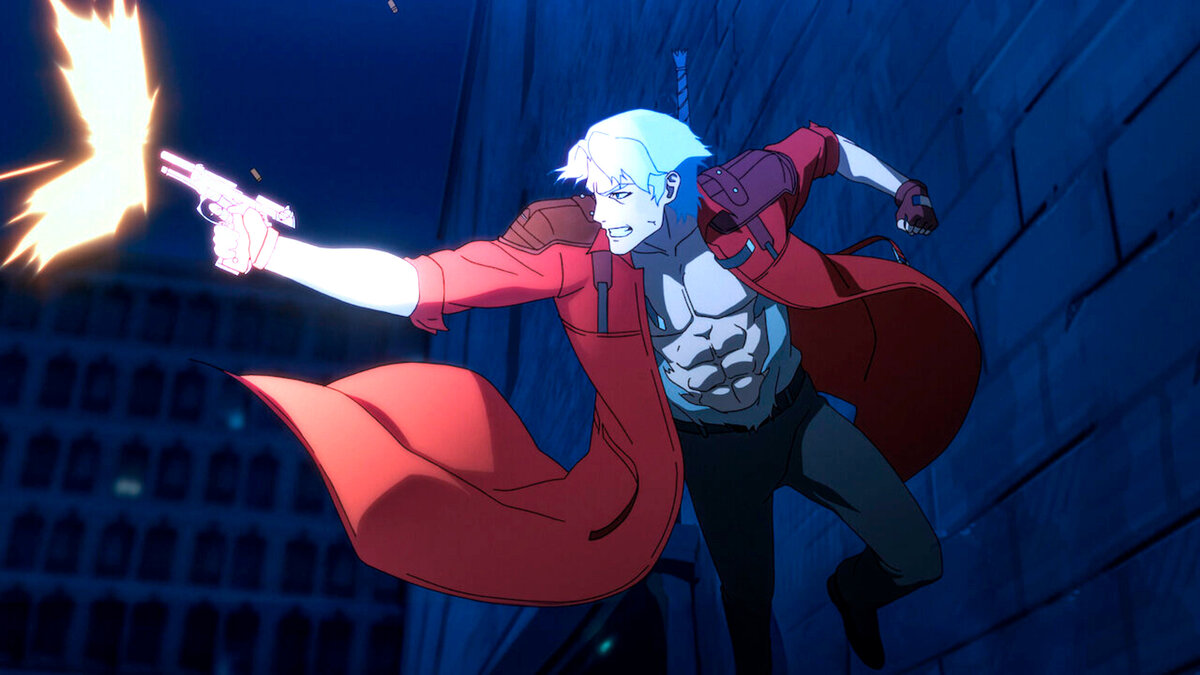 Кадр из аниме Devil May Cry