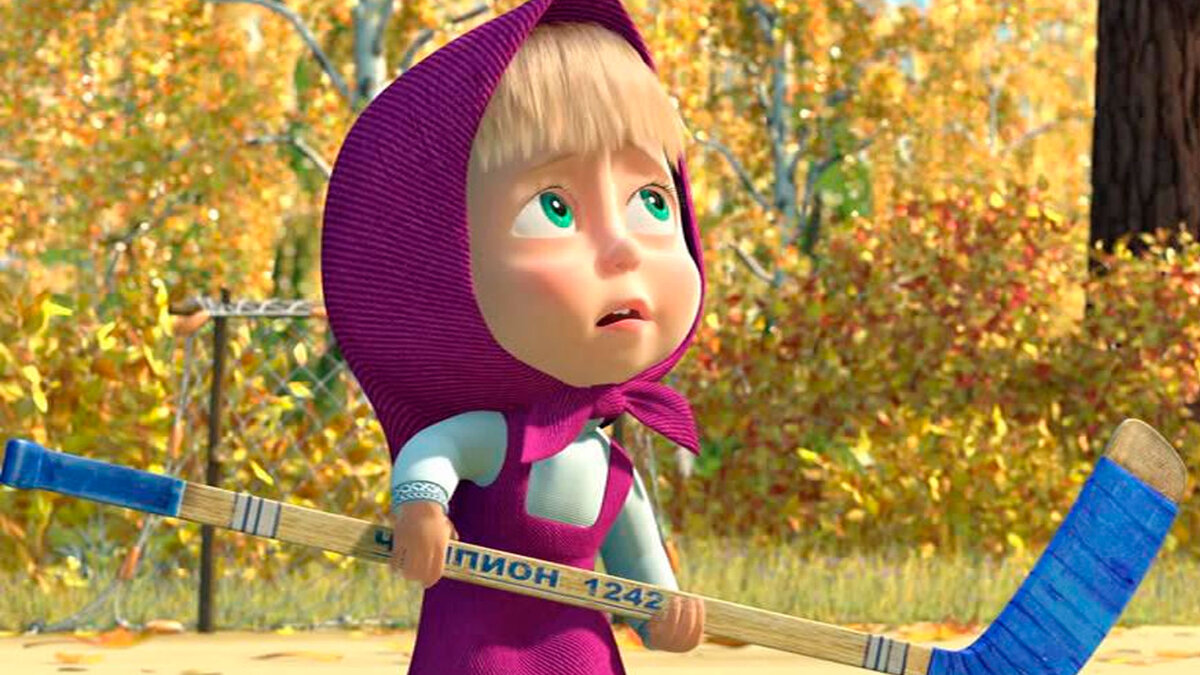 Кадр из мультсериала «Маша и Медведь»
