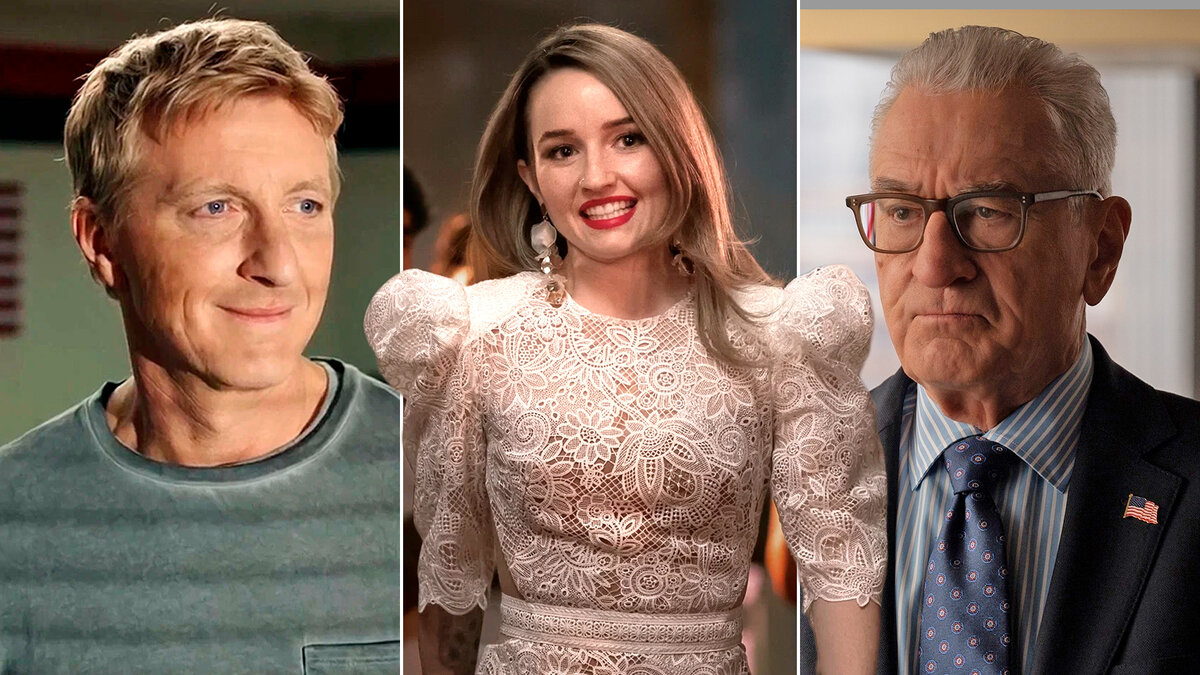 Кадры из сериалов «Яблочный уксус», «Нулевой день», «Кобра Кай»