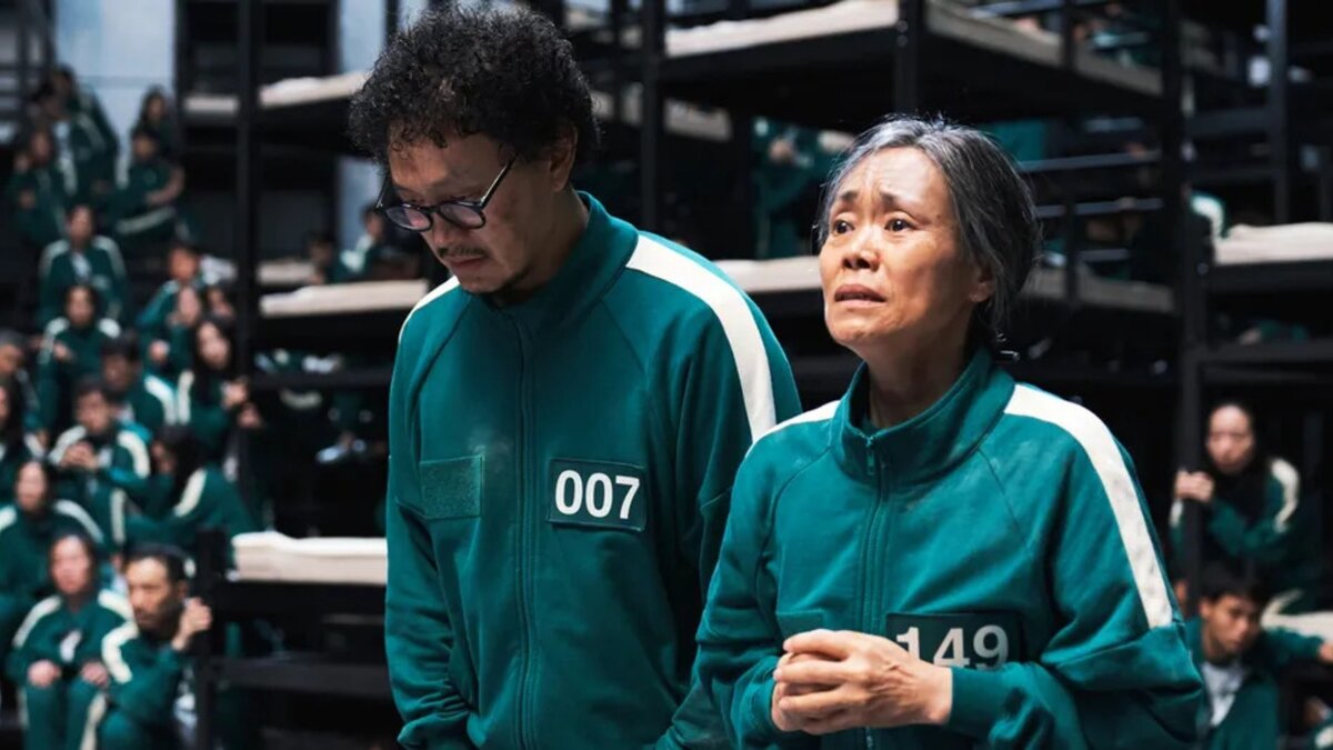 Кадр из сериала «Игра в кальмара» (2021-2024)