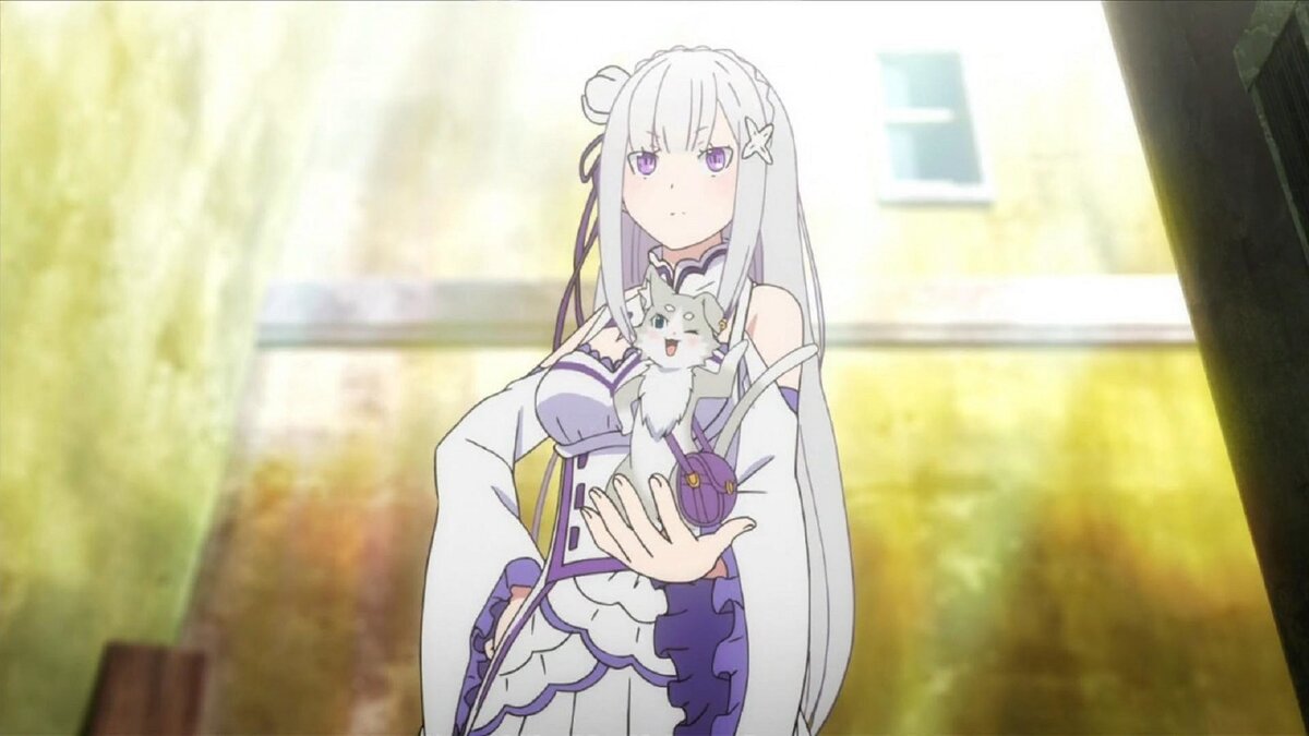Кадр из мультсериала «Re:Zero — жизнь с нуля в другом мире»