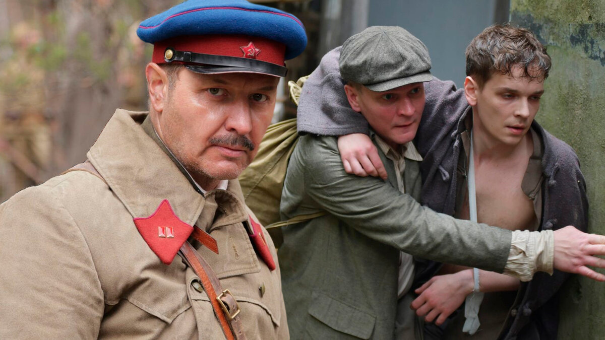 Кадры из сериалов «СМЕРШ 1944», «На сопках Маньчжурии»