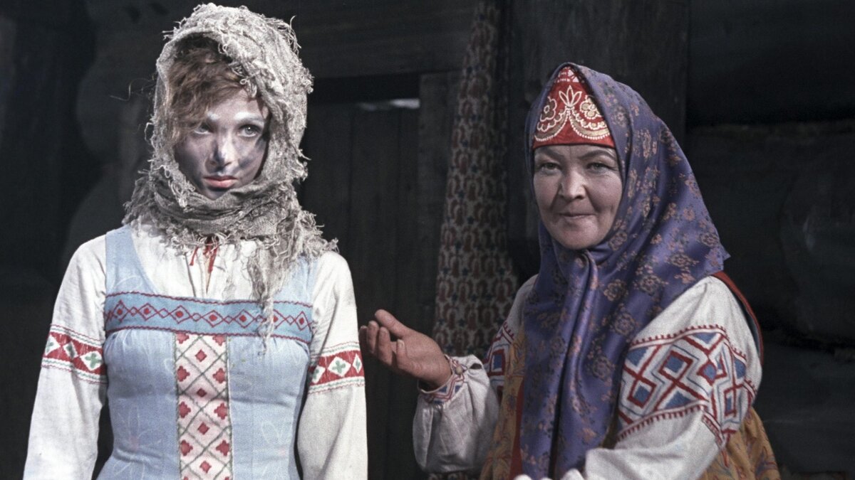 Кадр из фильма «Морозко» с Верой Алтайской
