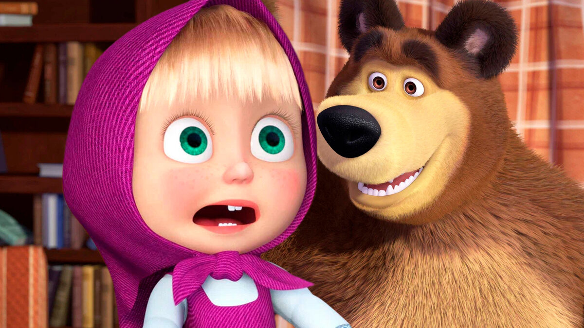 Кадр из сериала «Маша и медведь»