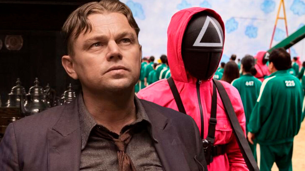 Кадр из сериала «Игра в кальмара», Леонардо ДиКаприо