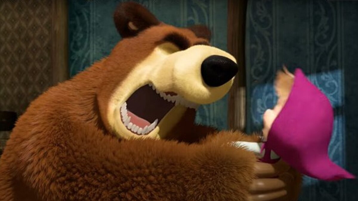 Кадр из сериала «Маша и Медведь»