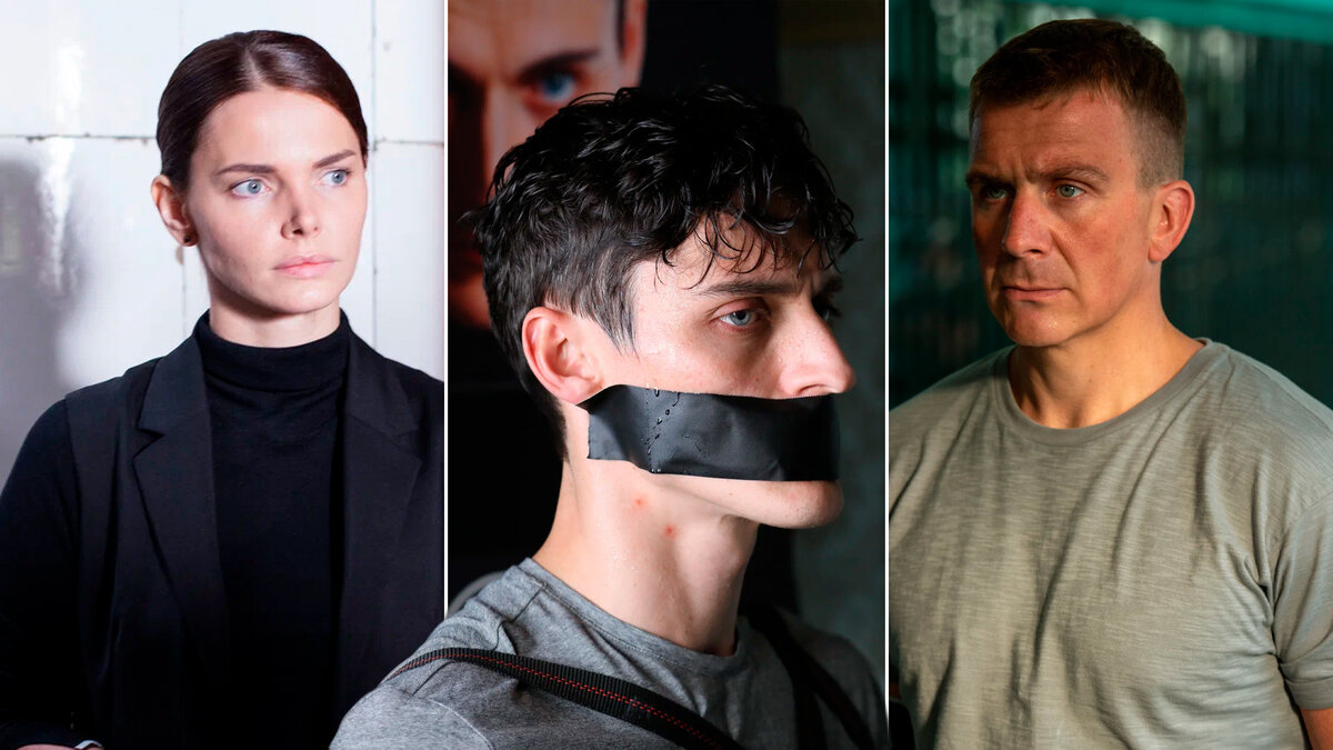 Кадры из сериалов «Хрустальный», «Ворона», «Подражатель»