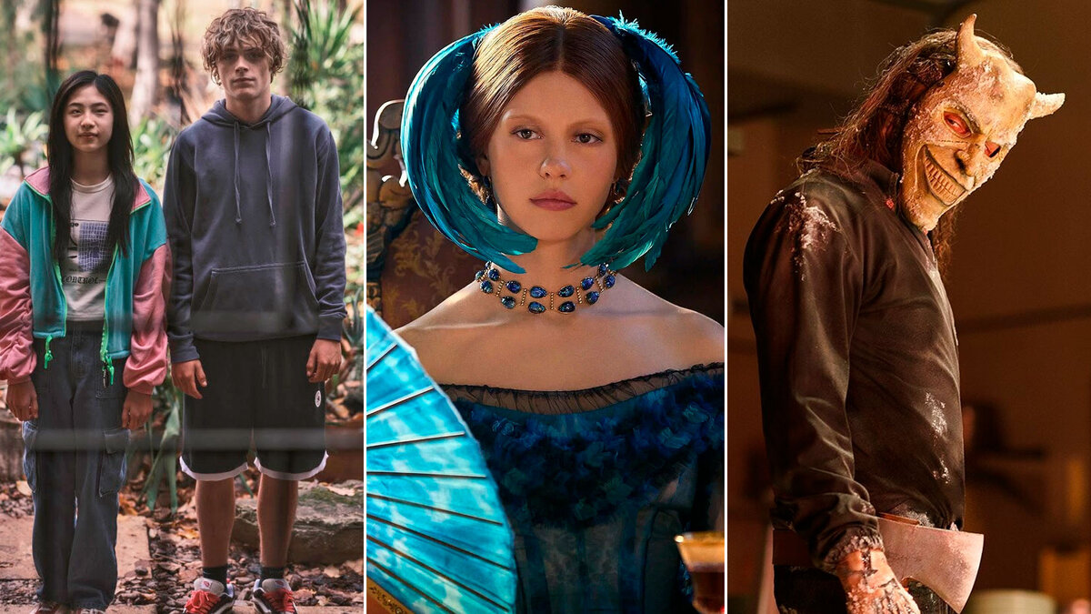 Кадры из фильмов «Верни ее из мертвых», «Франкенштейн», «Черный телефон 2»