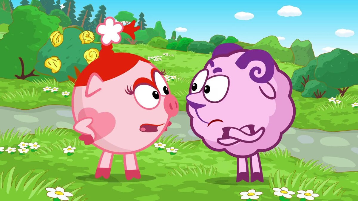 Кадр из сериала «Смешарики»