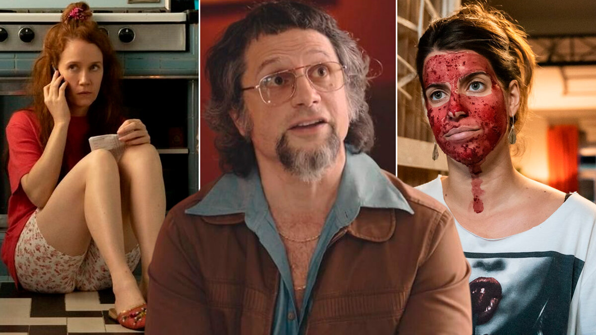 Кадры из сериалов «Доброе утро, Вероника», «Связь с Рио», «Подписчики»