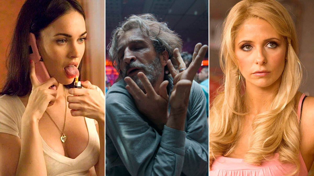 Кадры из фильмов «Тело Дженнифер», «Сказки Юга», «Бардо»