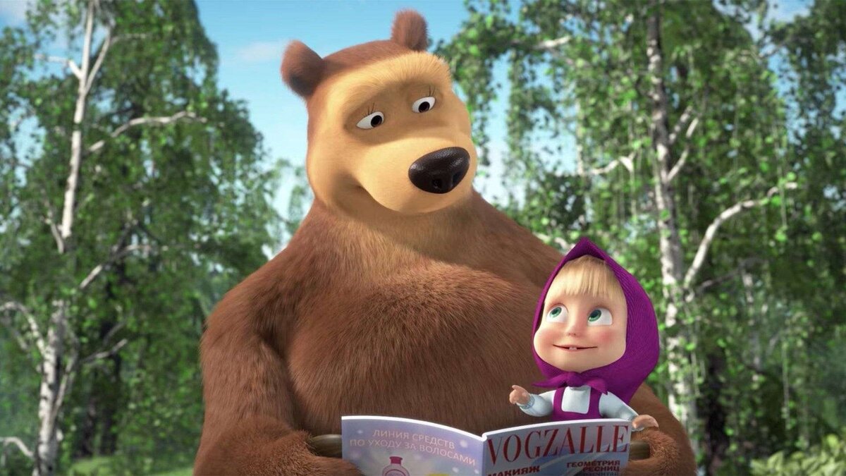 Кадр из сериала «Маша и медведь»