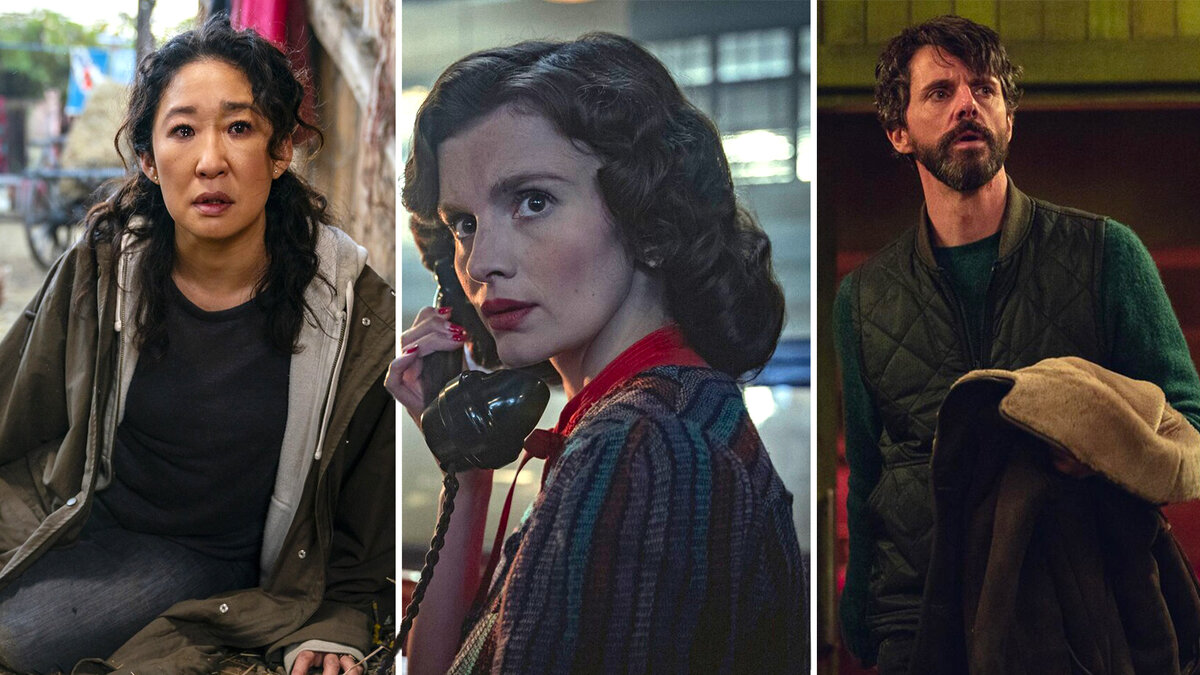 Кадры из сериалов «Убивая Еву», «Тела», «Отдел нераскрытых дел»