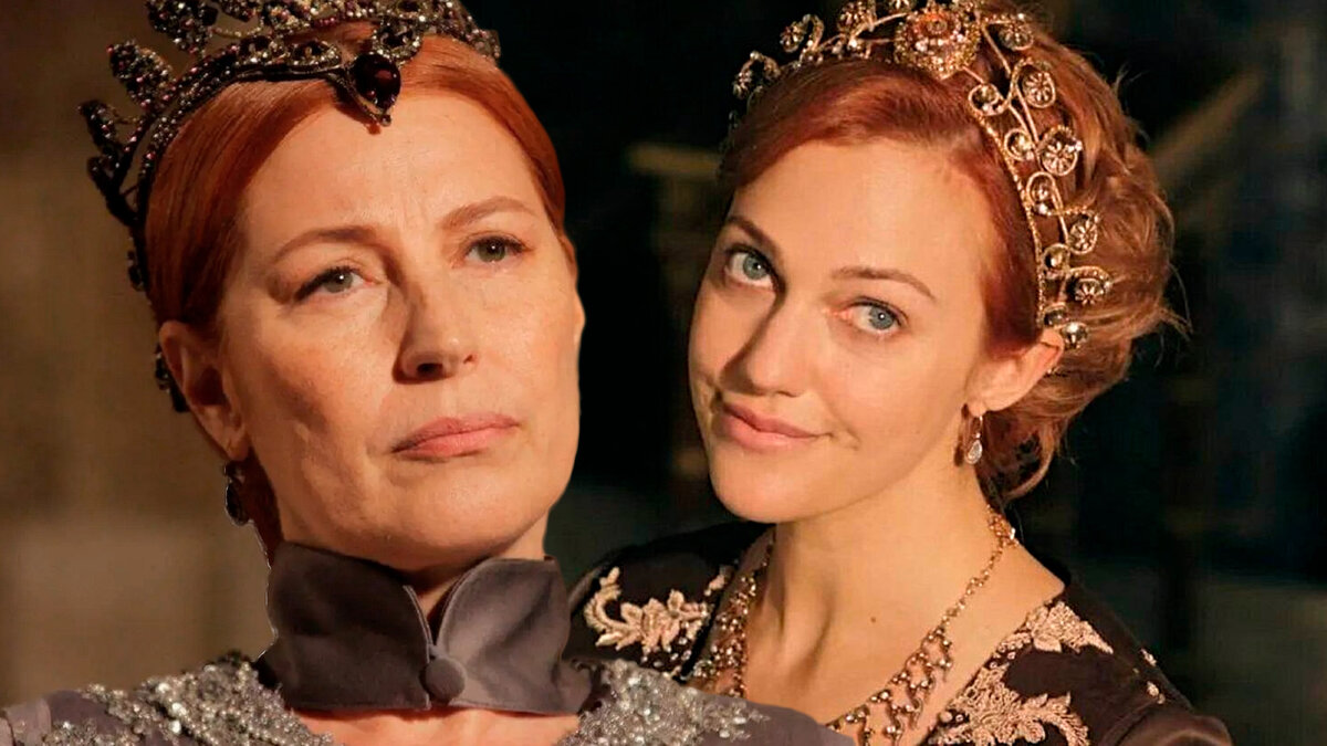 Вахиде Перчин и Мерьем Узерли в сериале «Великолепный век»