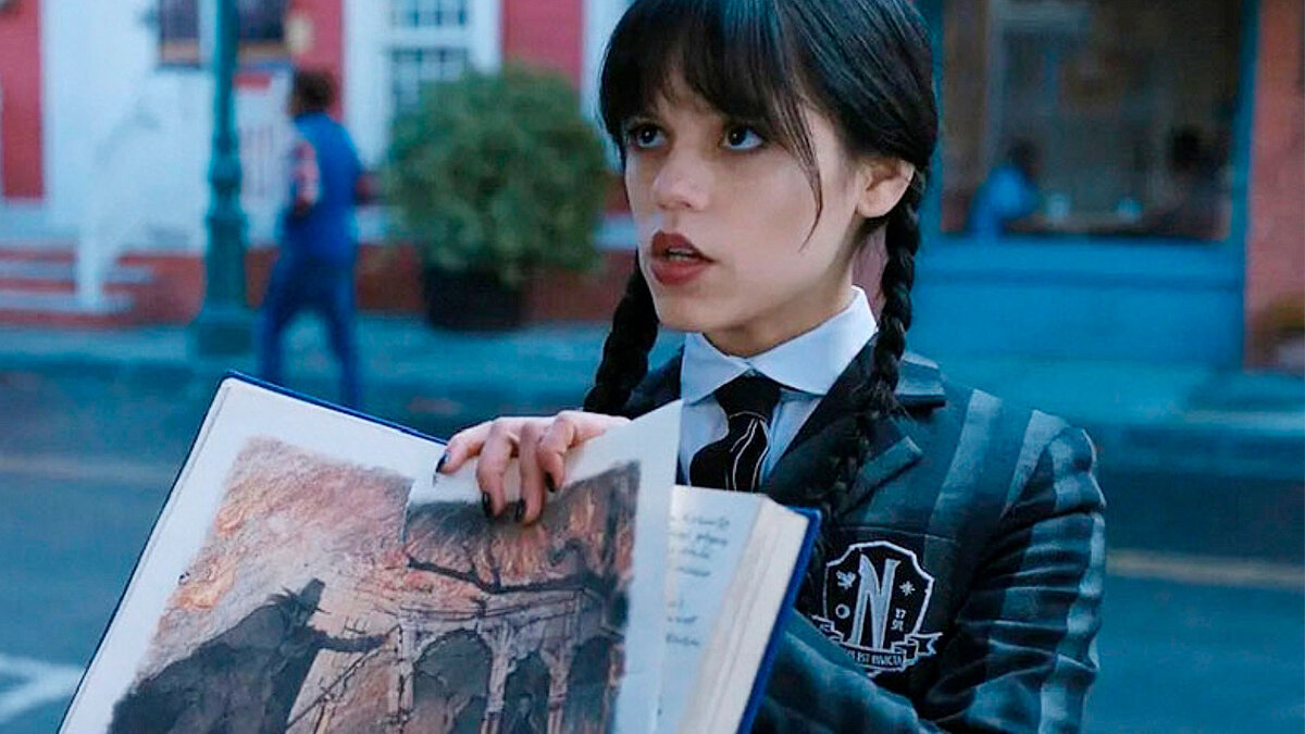 Кадр из сериала «Уэнсдэй»