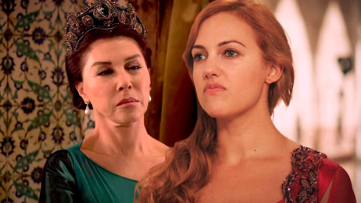 Валиде и Хюррем в сериале «Великолепный век»