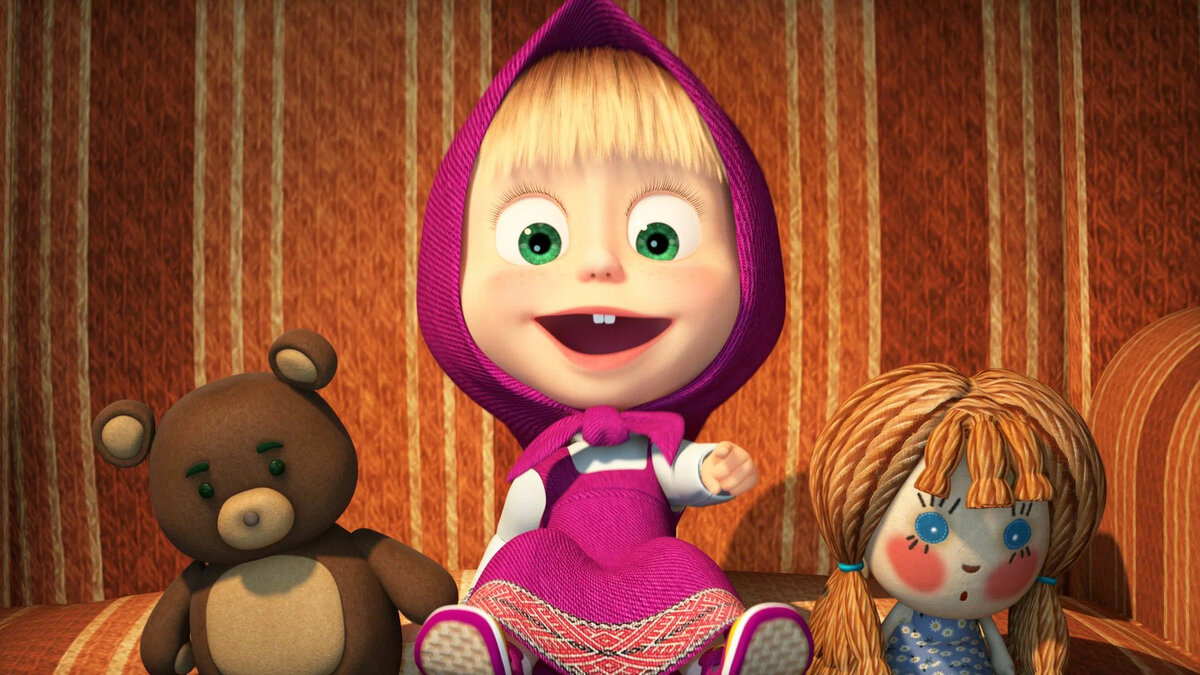 Кадр из сериала «Маша и Медведь»
