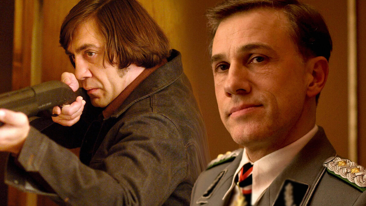 Этот предмет в кино обычно дают отпетым негодяям: заметили его в руках Ланды из «Бесславных» и Антона Чигура (речь не про пистолет) Антон Чигур и Ганс Ланда