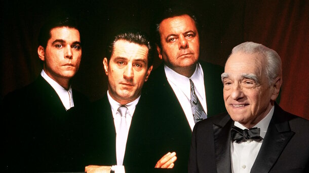 Global Look Press — Martin Scorsese and still from the movie 'Goodfellas' (1990)