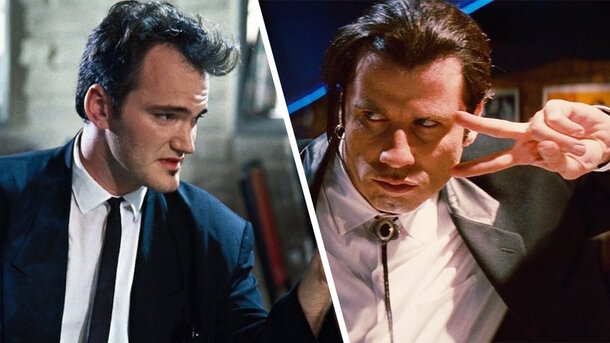 Stills from the movies 'Reservoir Dogs' (1992) and 'Pulp Fiction' (1994)