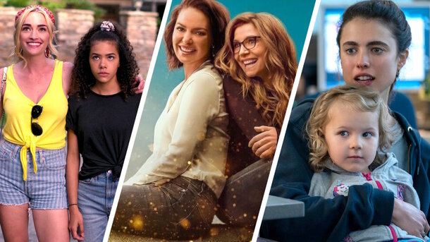 Stills from the series 'Ginny & Georgia', 'Firefly Lane' and 'Maid'