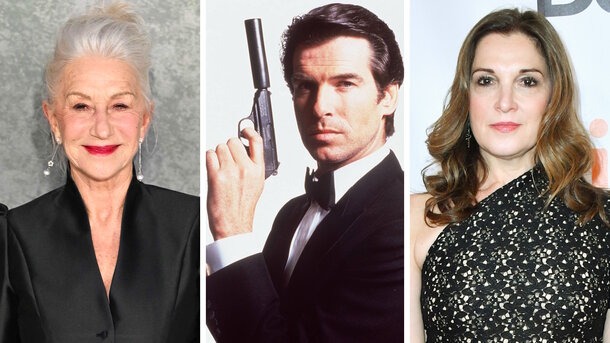 Global Look Press — Helen Mirren, Pierce Brosnan and Barbara Broccoli