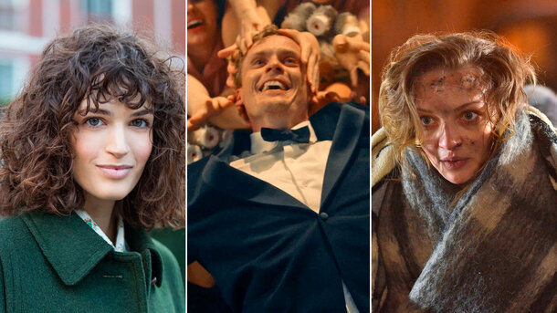 Кадры из сериалов «Сделано в Италии», «Бигуди Кармен», «Гостиница Россия»