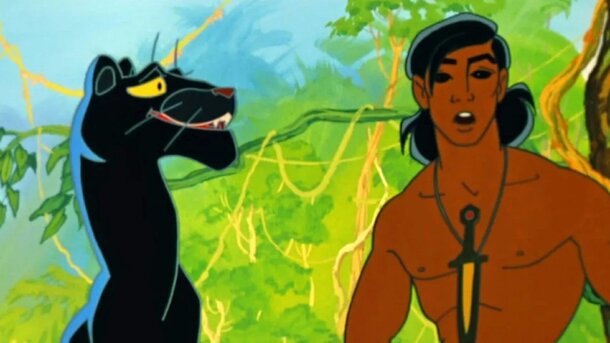 Кадр из мультсериала «Маугли»