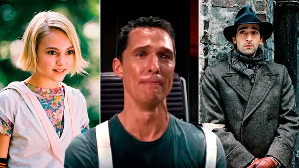 Stills from the films 'Bridge to Terabithia', 'Interstellar', 'The Pianist'