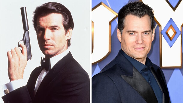 globallookpress.com — Pierce Brosnan and Henry Cavill