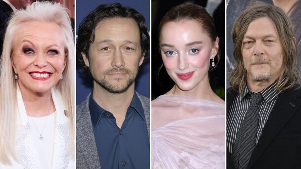 Jacki Weaver, Joseph Gordon-Levitt, Phoebe Dynevor, and Norman Reedus