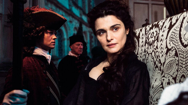 Stills from the film 'The Favourite'