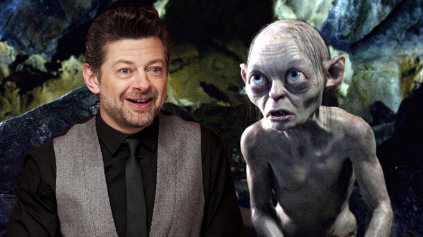 Global Look Press — Andy Serkis and stills from the movie 'The Lord of the Rings: The Two Towers' (2002)