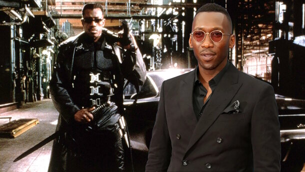 Global Look Press — Mahershala Ali and still from the movie 'Blade' (1998)