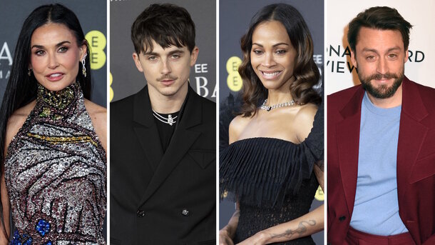 Global Look Press — Demi Moore, Timothee Chalamet, Zoe Saldana and Kieran Culkin