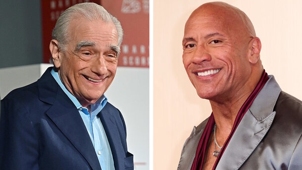 Global Look Press — Martin Scorsese and Dwayne Johnson