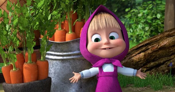 Кадр из мультсериала «Маша и Медведь»