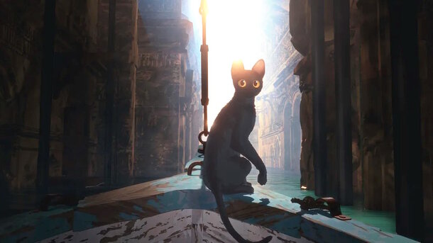 Still from the animated movie 'Flow' (2024)