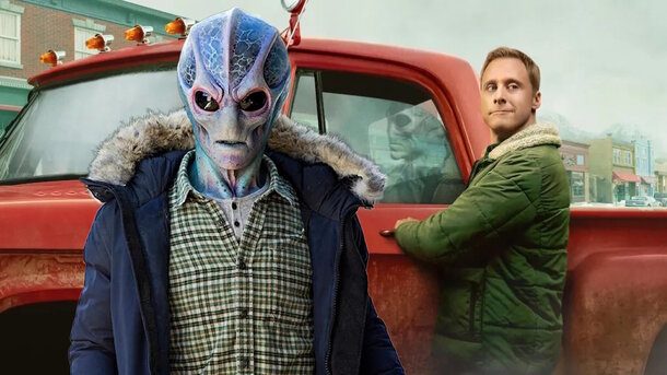 Stills from the series 'Resident Alien' (2021)