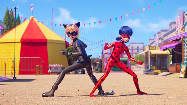Still from the animated movie 'Ladybug and Cat Noir' (2015)
