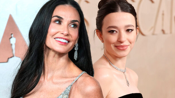 Demi Moore and Mikey Madison