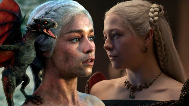 Кадры из сериалов «Игра престолов», «Дом дракона»