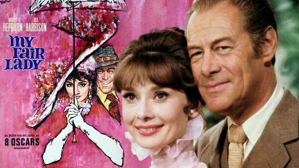 Rex Harrison, Audrey Hepburn in 'My Fair Lady'