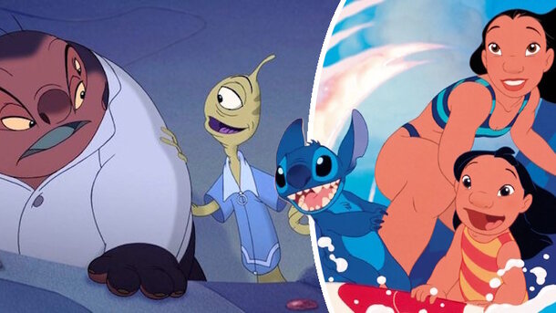 Stills from the animated movie 'Lilo & Stitch' (2002)
