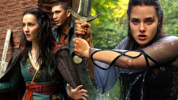 Кадры из сериалов «Проклятая», «Тень и кость»